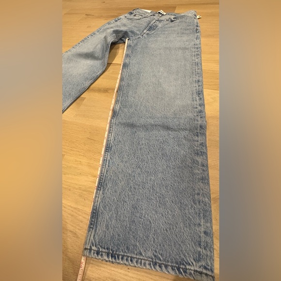NEW AGOLDE 28 V-Waist High-Rise Straight Baggy Jeans Anthropologie
Faded Denim - Picture 14 of 15